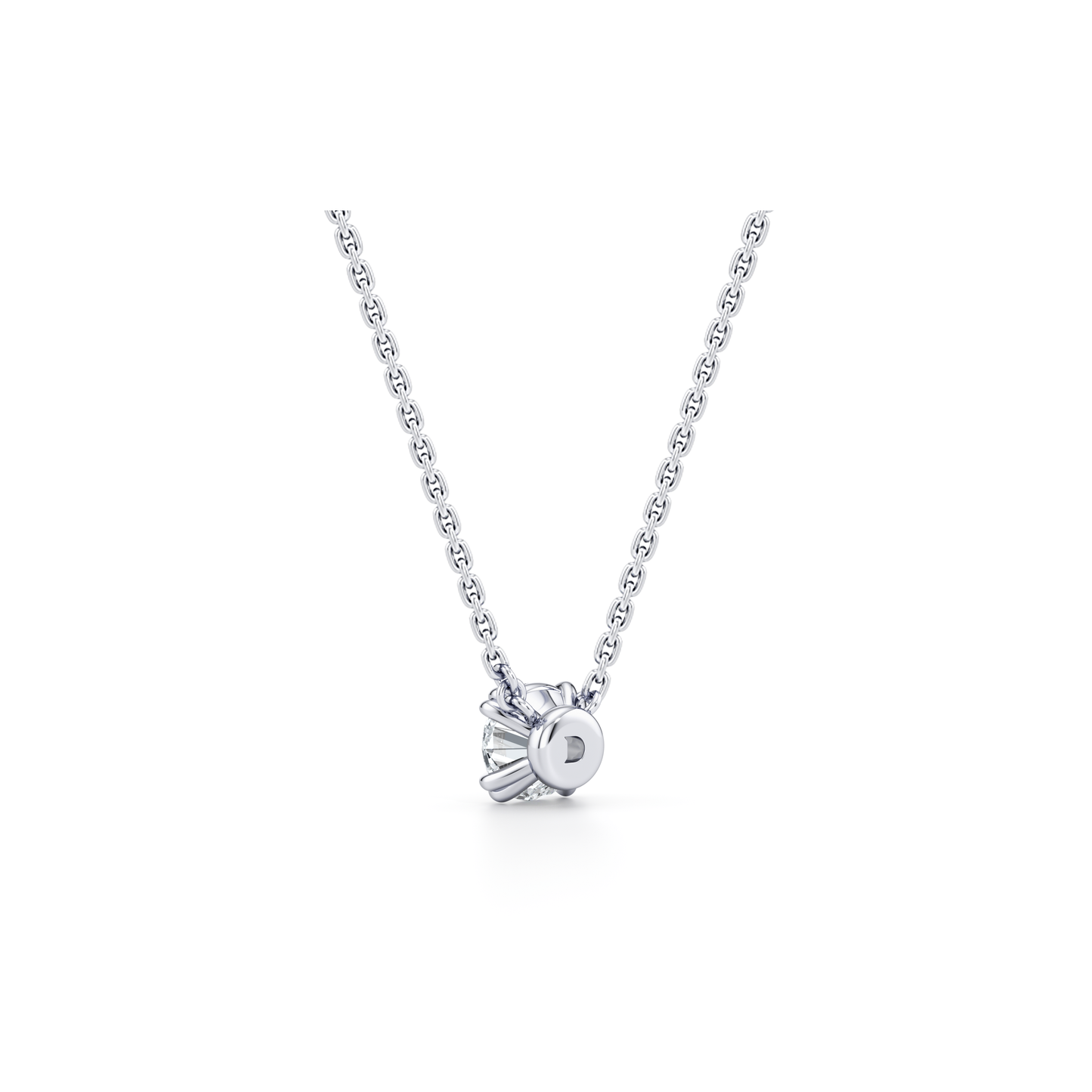 Elle Round Brilliant Pendant - view 12