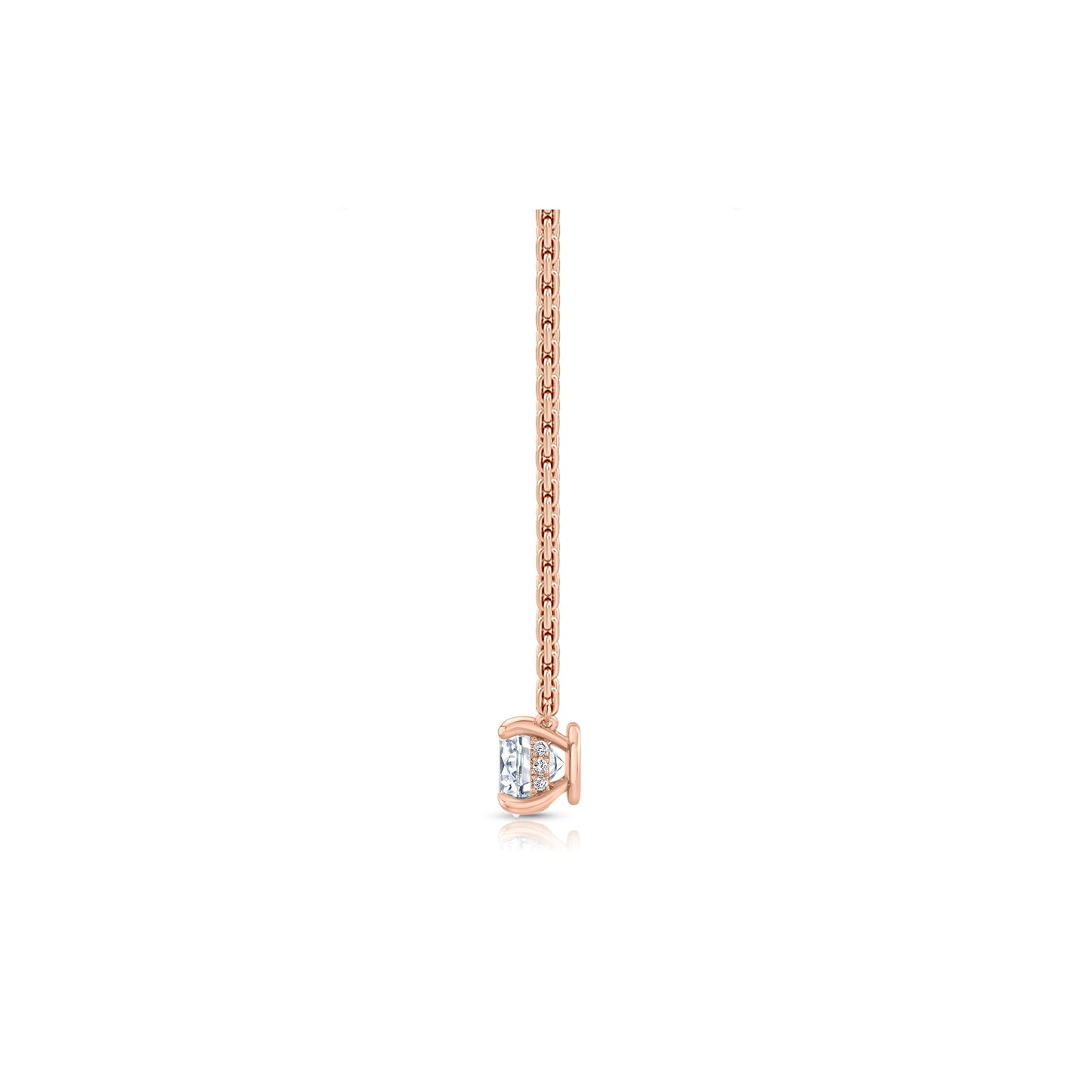 Chelsea Lab Diamond Round Brilliant Pendant - view 12