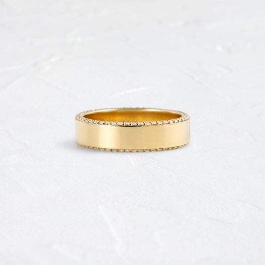 Breakthrough- 0.3 CT Round Lab Grown Diamond Men's Wedding BandBreakthrough- 0.3 CT Round Lab Grown Diamond Men's Wedding Band - Front view