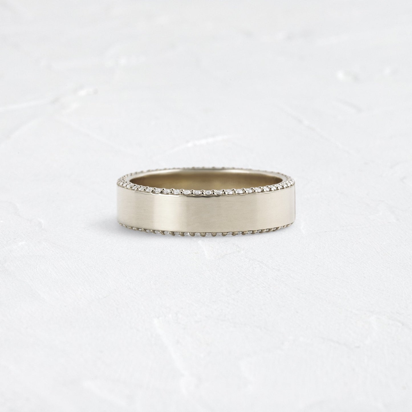 Breakthrough- 0.3 CT Round Lab Grown Diamond Men's Wedding BandBreakthrough- 0.3 CT Round Lab Grown Diamond Men's Wedding Band - On model