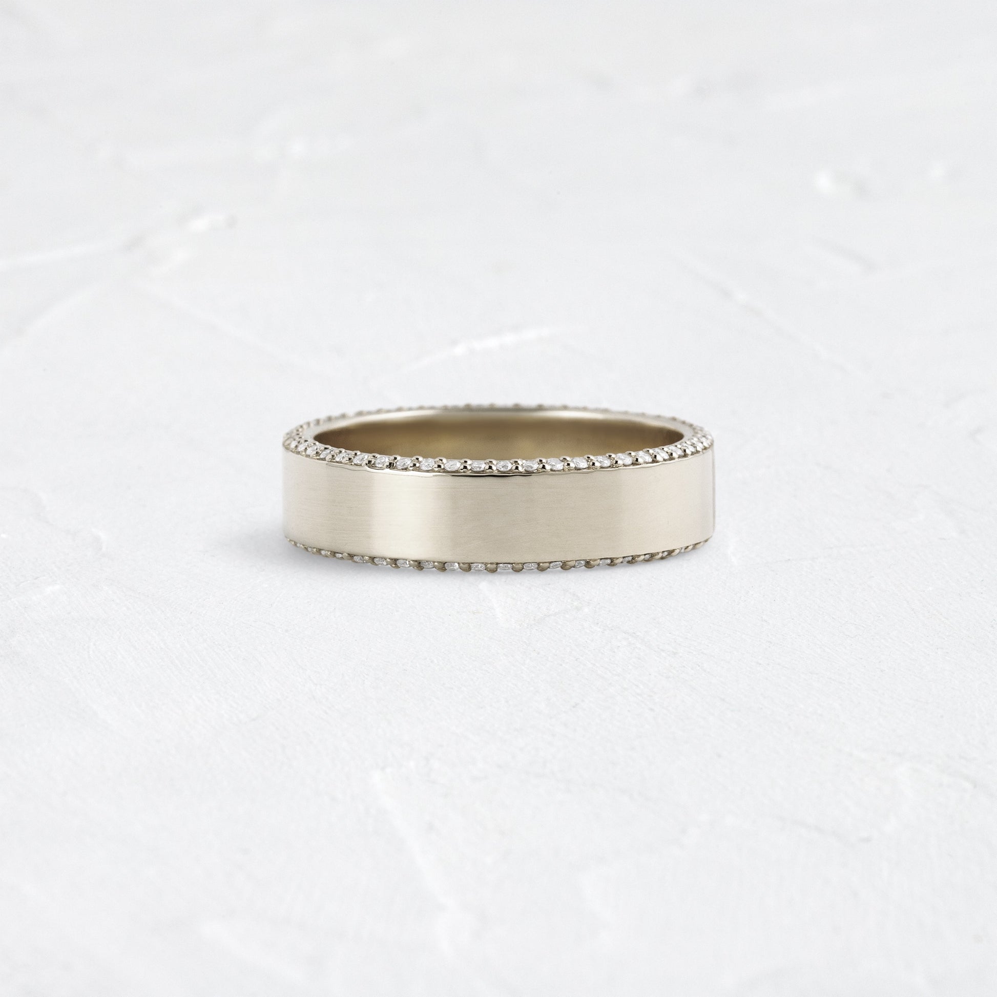 Breakthrough- 0.3 CT Round Lab Grown Diamond Men's Wedding BandBreakthrough- 0.3 CT Round Lab Grown Diamond Men's Wedding Band - On model