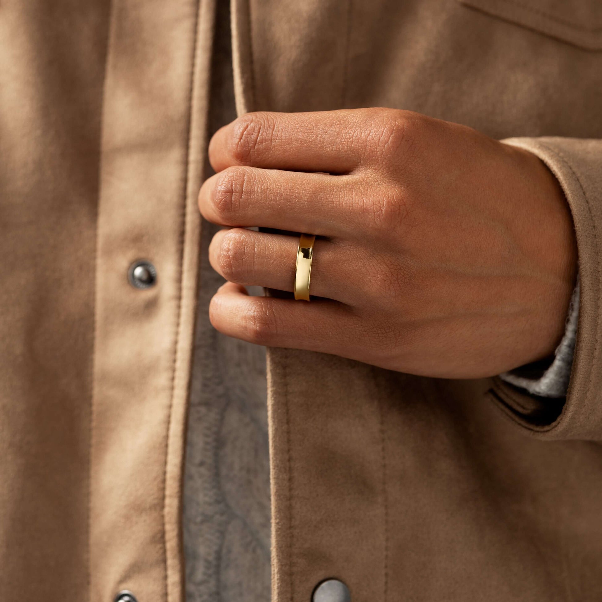 Classic- Men's Wedding BandClassic- Men's Wedding Band - Front view