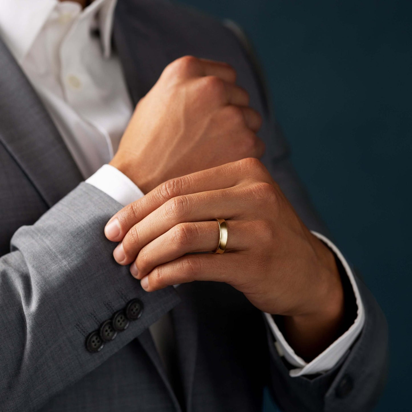 Classic- Men's Wedding BandClassic- Men's Wedding Band - Side view