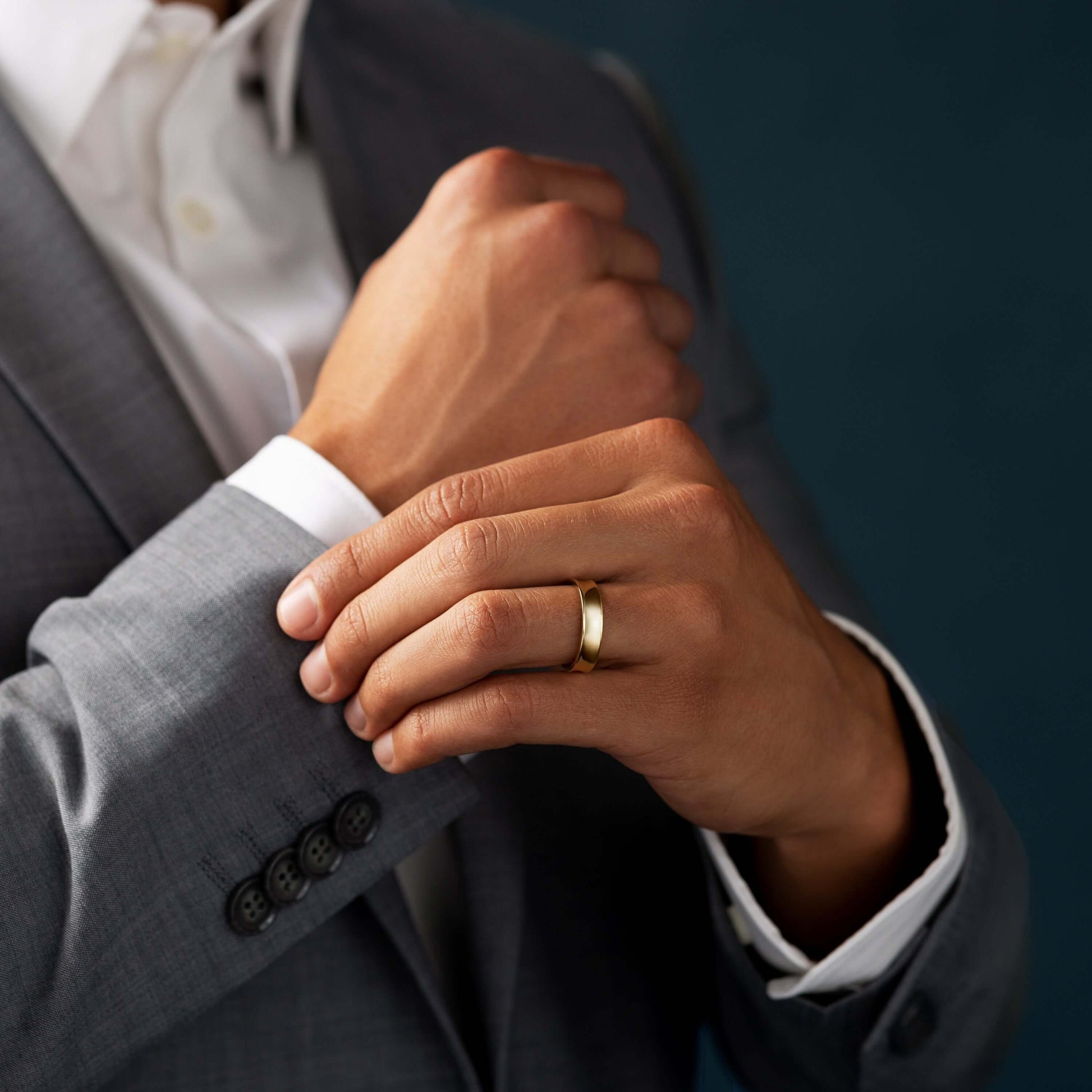 Classic- Men's Wedding BandClassic- Men's Wedding Band - Side view
