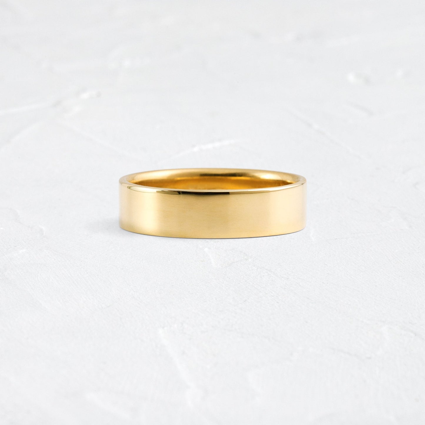 Classic Flat- Men's Wedding BandClassic Flat- Men's Wedding Band - Front view