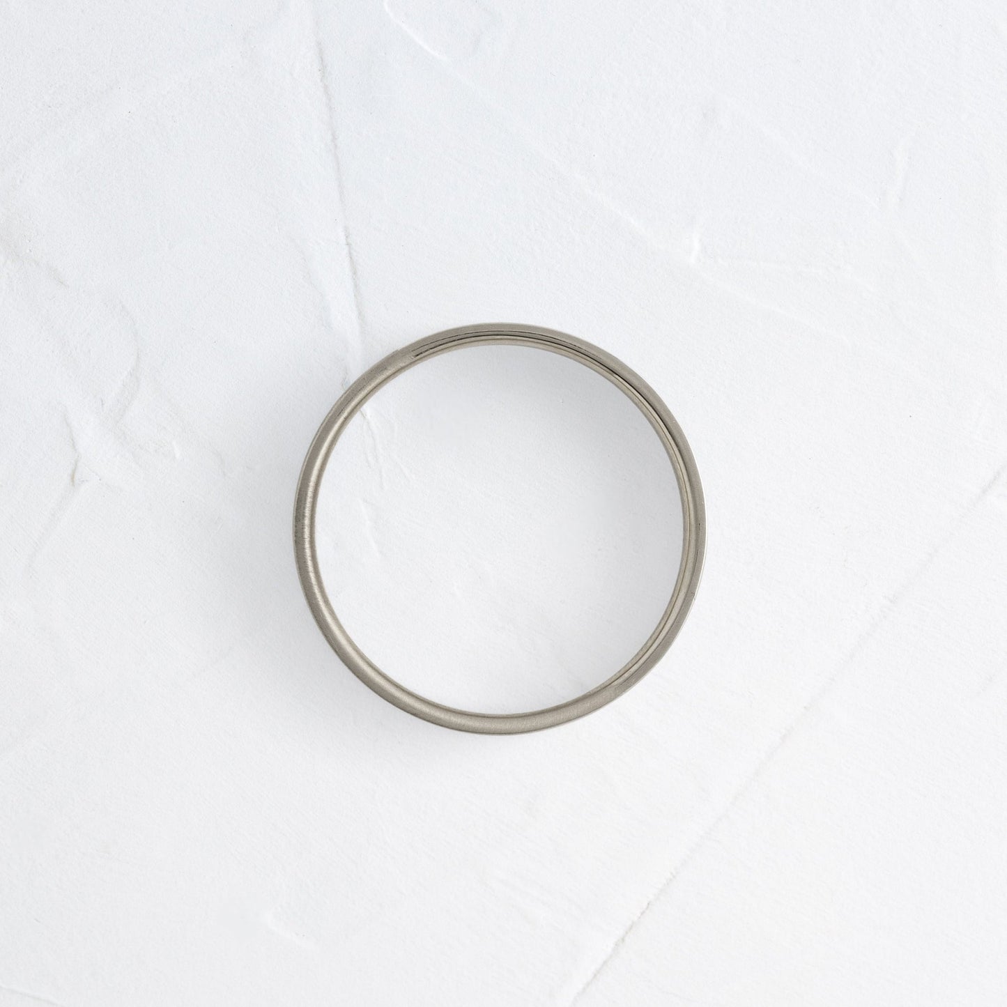 Classic Flat- Men's Wedding BandClassic Flat- Men's Wedding Band - Back view