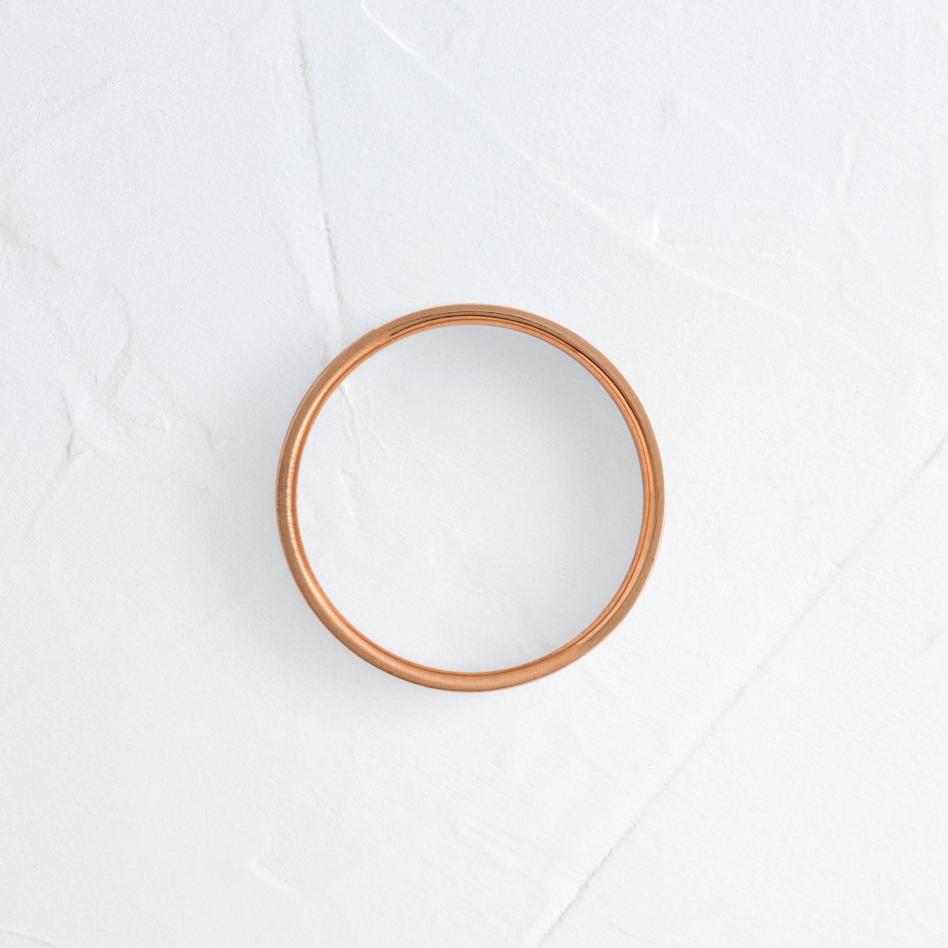 Classic Flat- Men's Wedding BandClassic Flat- Men's Wedding Band - On model