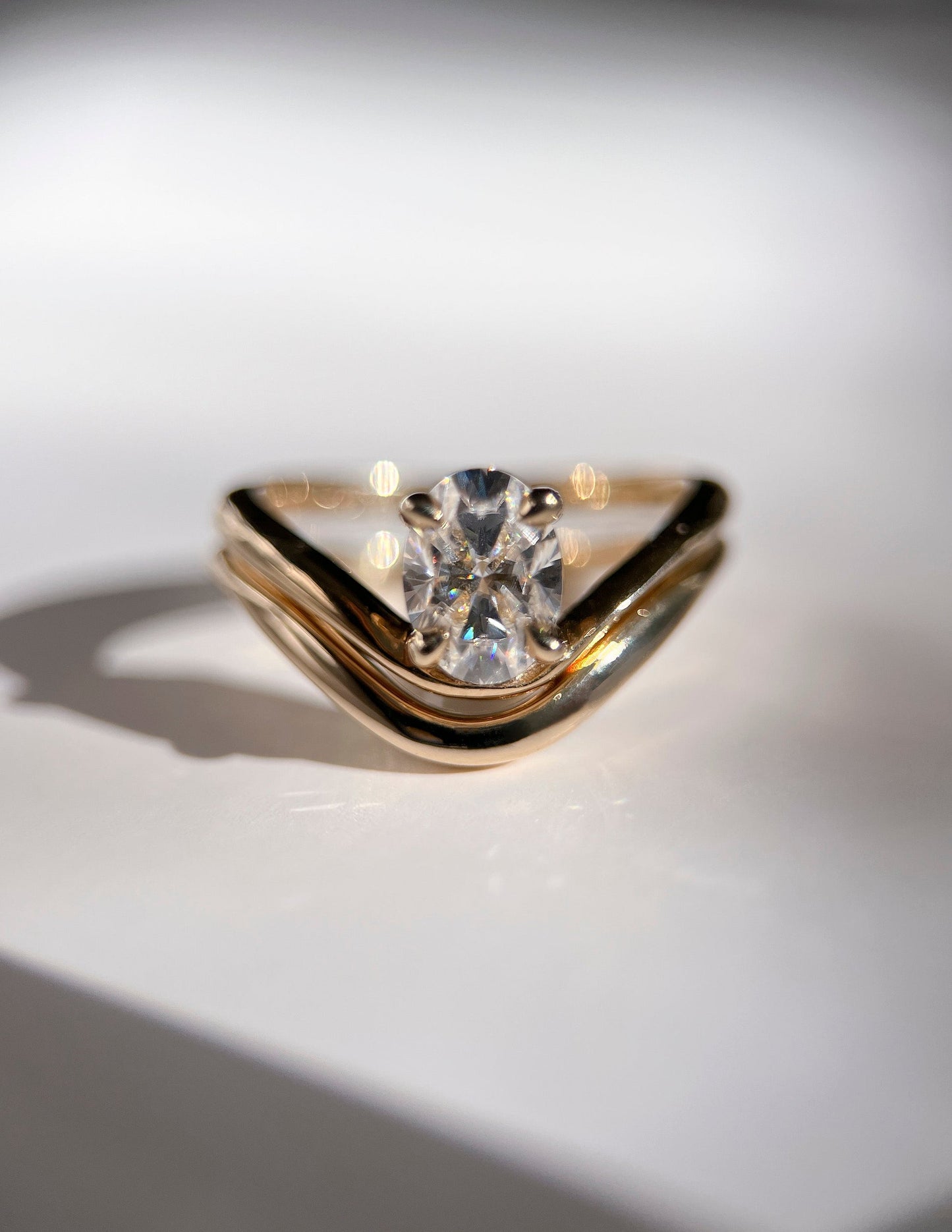 Curved Plain- Wedding BandCurved Plain- Wedding Band - Lifestyle