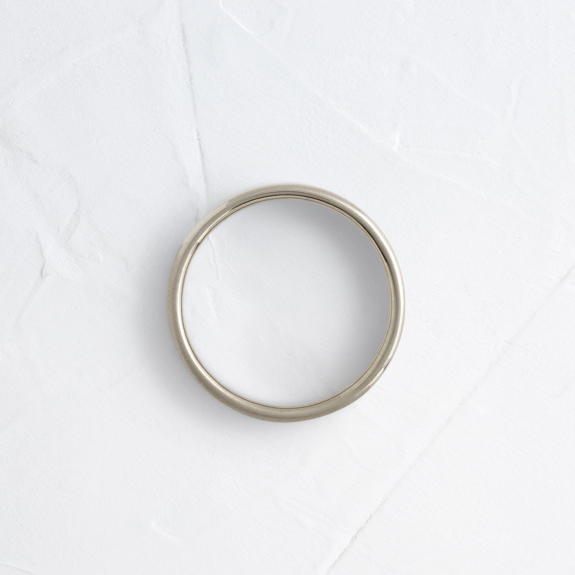 Dual Finish- Men's Wedding BandDual Finish- Men's Wedding Band - Detail view