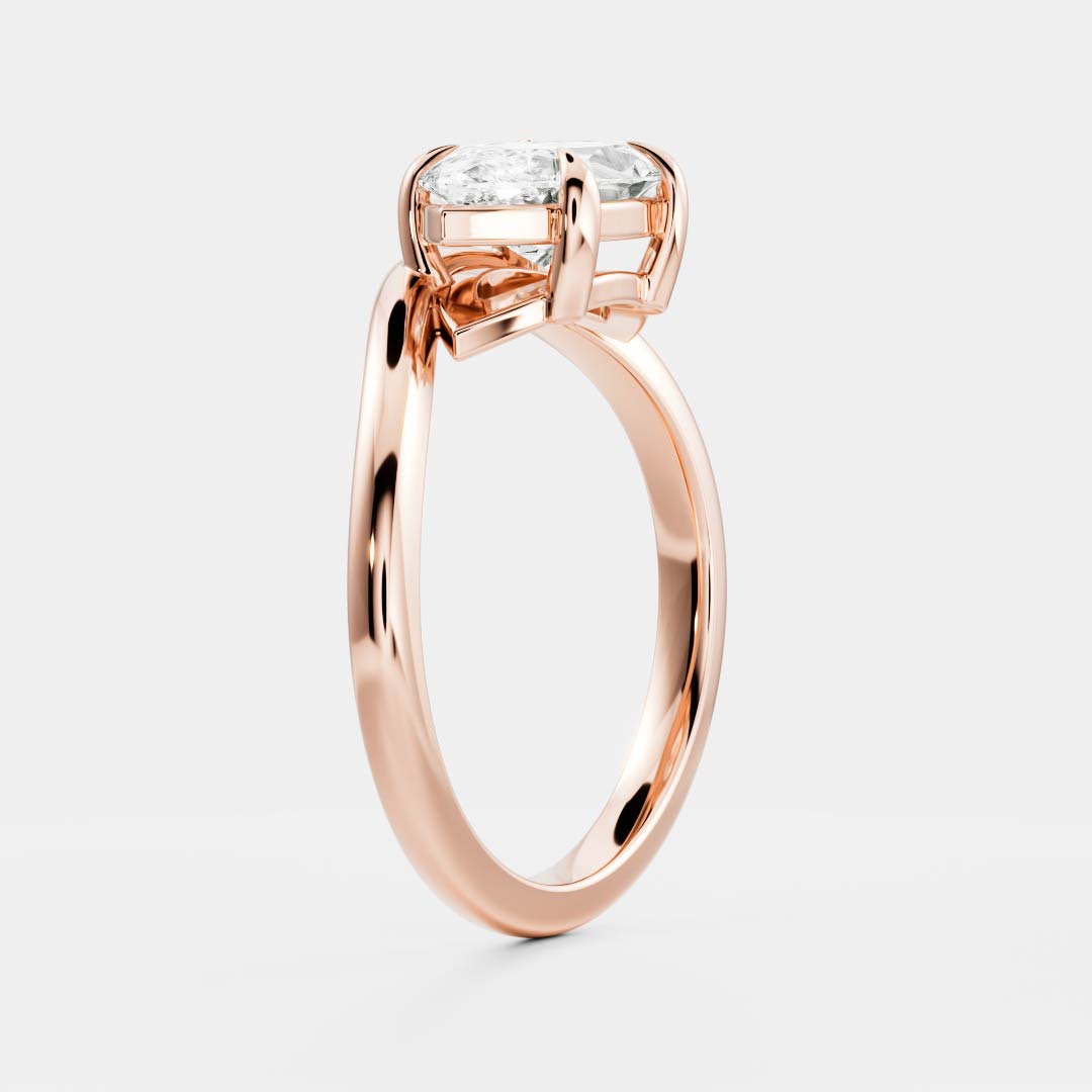 East West Solitaire-Marquise Lab Grown Diamond Engagement Ring - Lifestyle