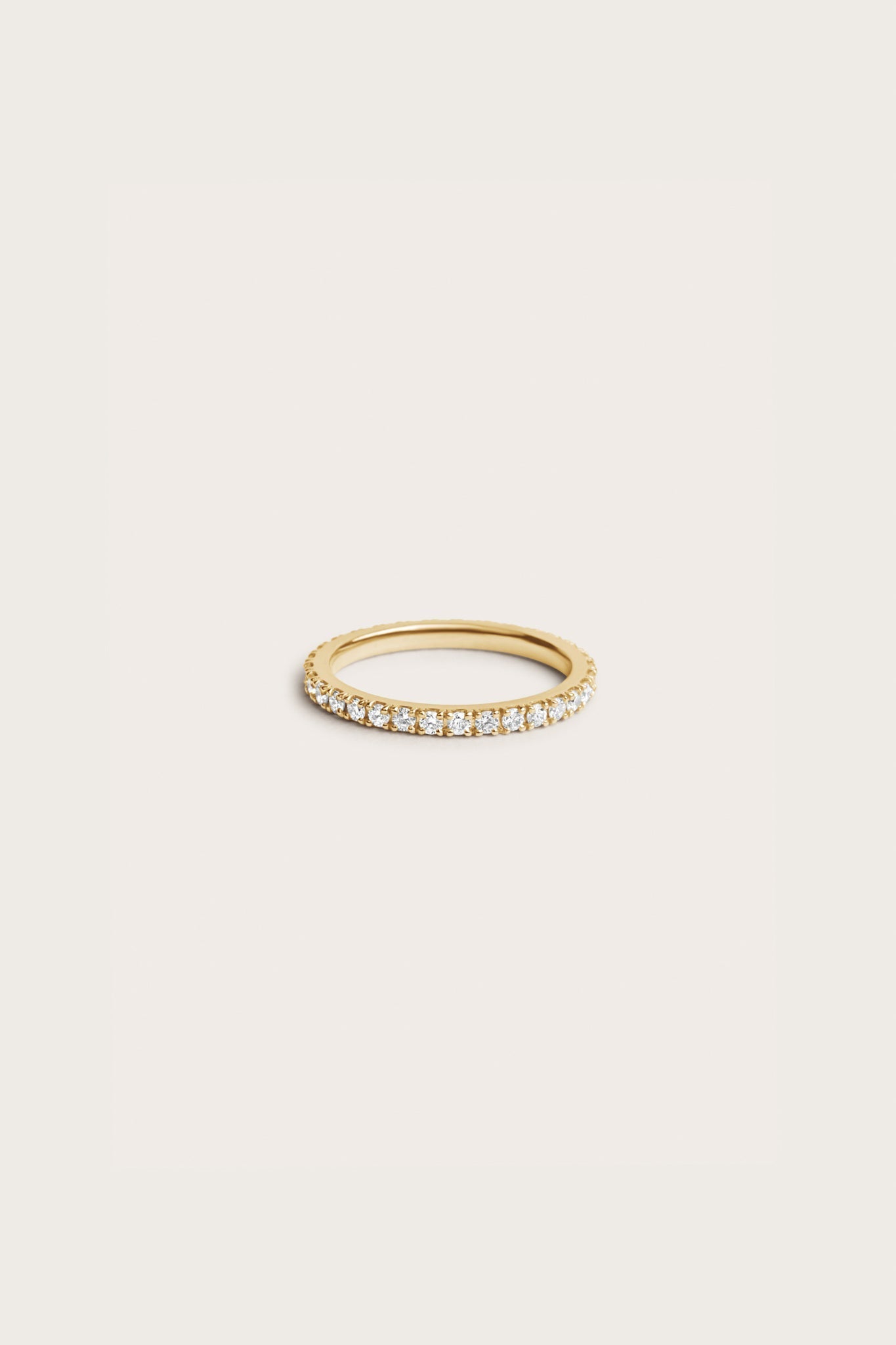 Eternity- 0.60 CT Round Lab Grown Diamond Wedding BandEternity- 0.60 CT Round Lab Grown Diamond Wedding Band - Front view