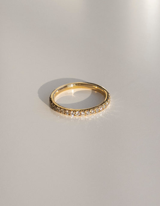 Half Eternity- 0.26 CT Round Lab Grown Diamond Wedding BandHalf Eternity- 0.26 CT Round Lab Grown Diamond Wedding Band - Front view