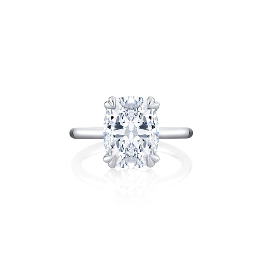 Kate Cushion Solitaire Lab Diamond Engagement Ring | Saviera Jewels