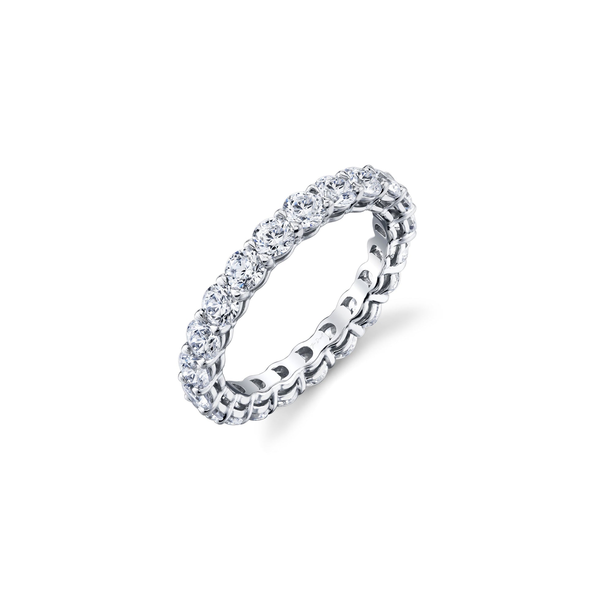 Olivia Round Brilliant Lab Diamond Eternity Band | Saviera Jewels