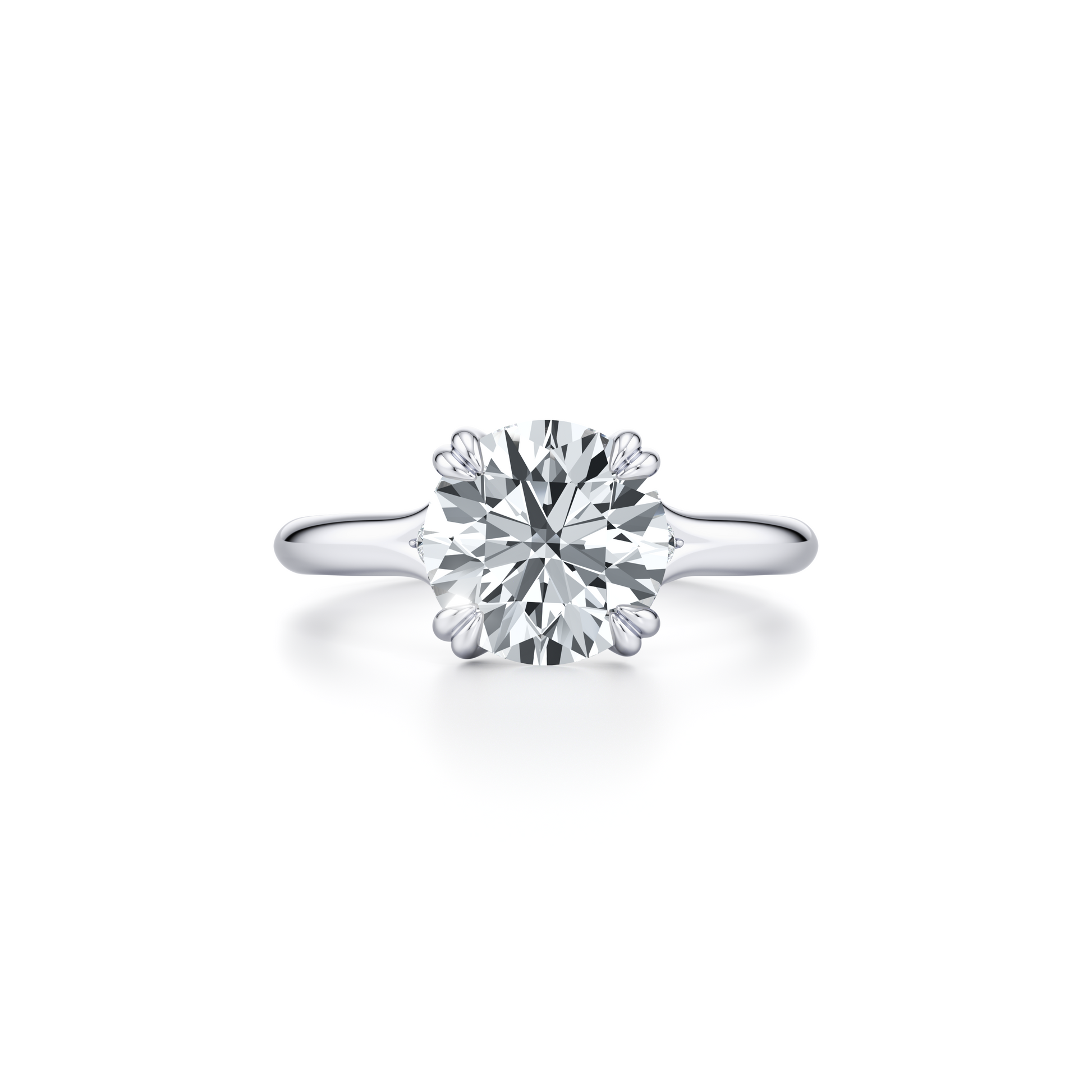 Jane Round Oval Three Stone Lab Diamond Engagement Ring | Saviera Jewels