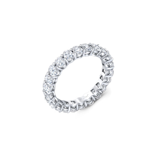 Olivia Oval Lab Diamond Eternity Band | Saviera Jewels