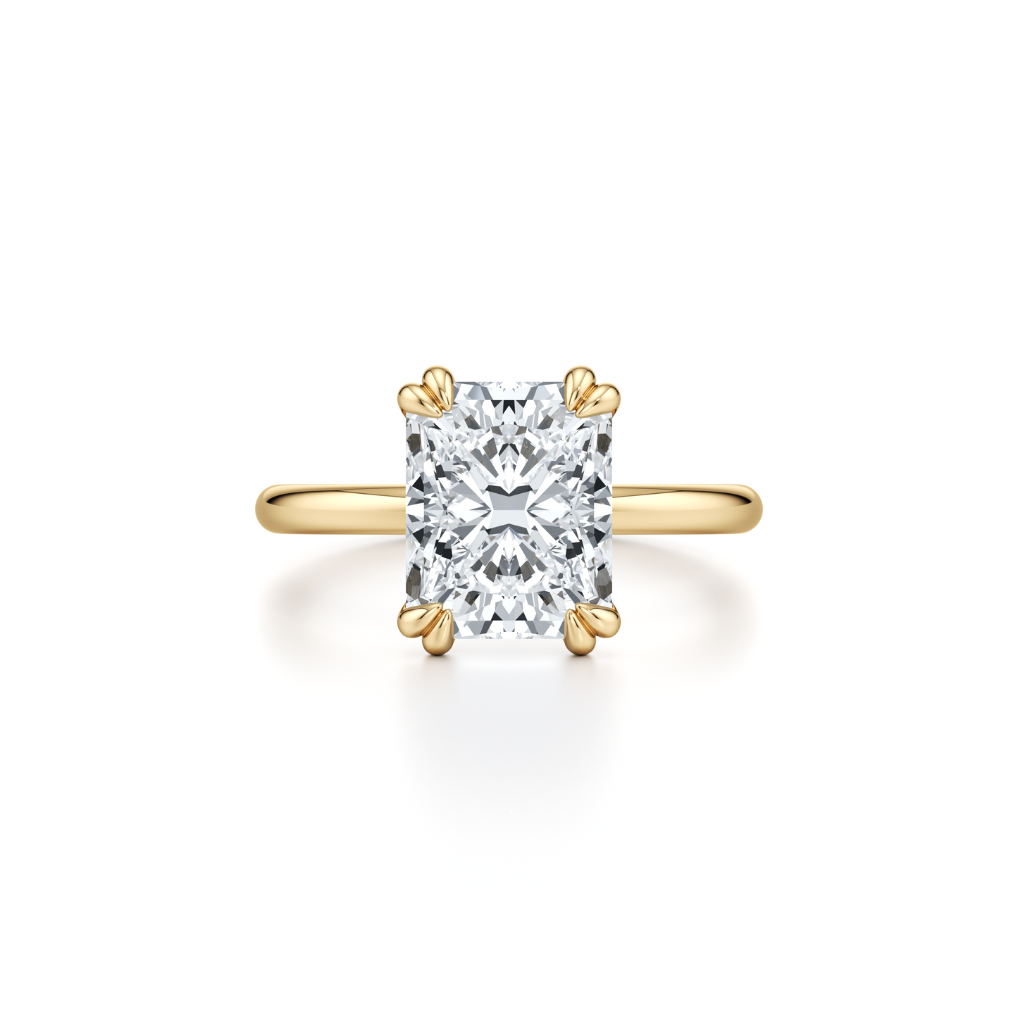 Kate Radiant Cut Solitaire Lab Diamond Engagement Ring | Saviera Jewels
