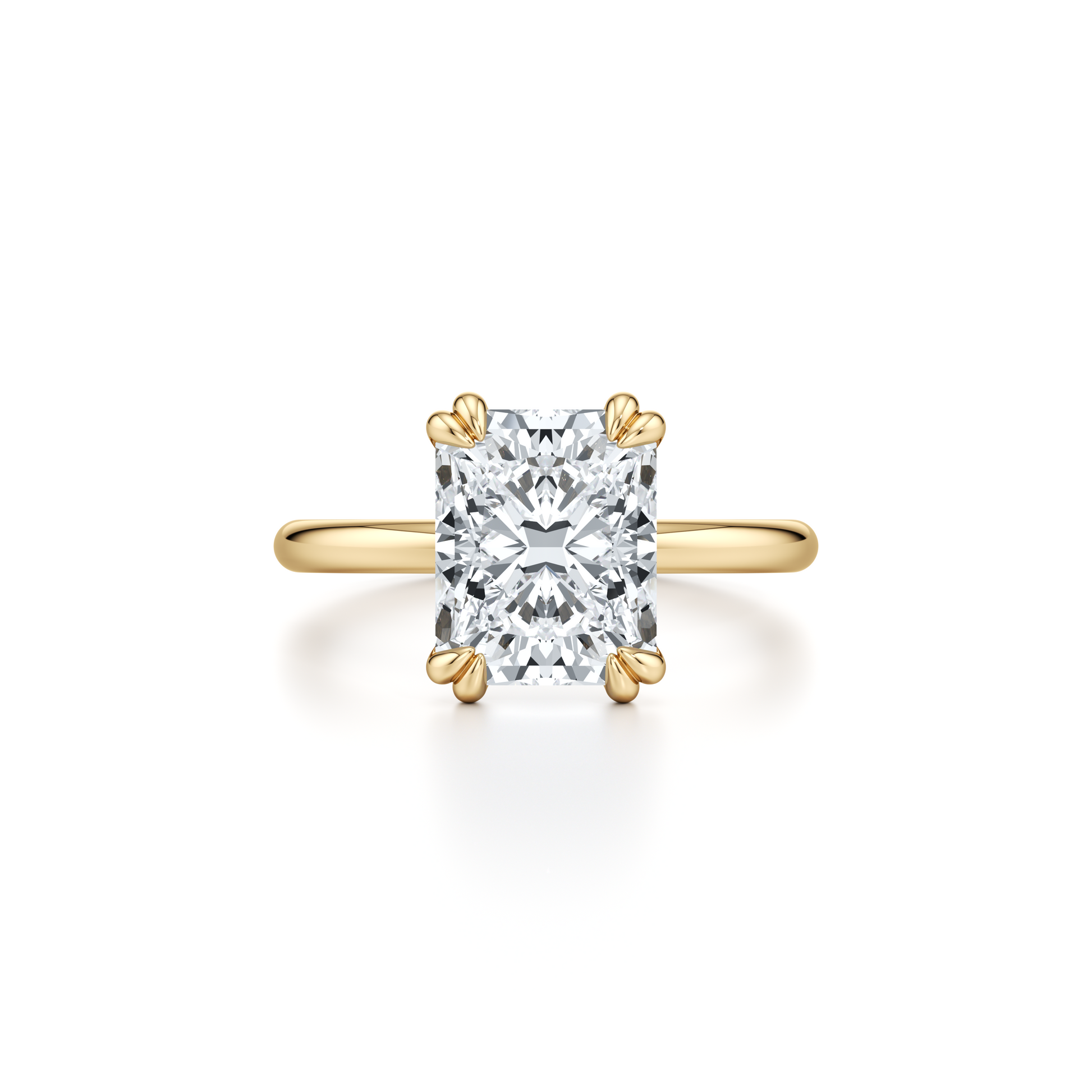 Kate Radiant Cut Solitaire Lab Diamond Engagement Ring | Saviera Jewels
