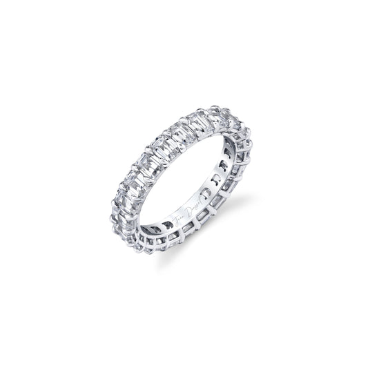Olivia Emerald Lab Diamond Eternity Band | Saviera Jewels