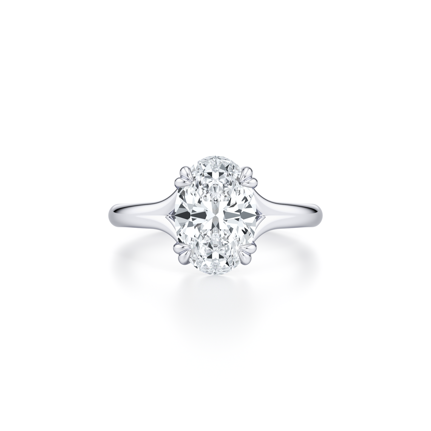 Jane Oval Solitaire Lab Diamond Engagement Ring | Saviera Jewels
