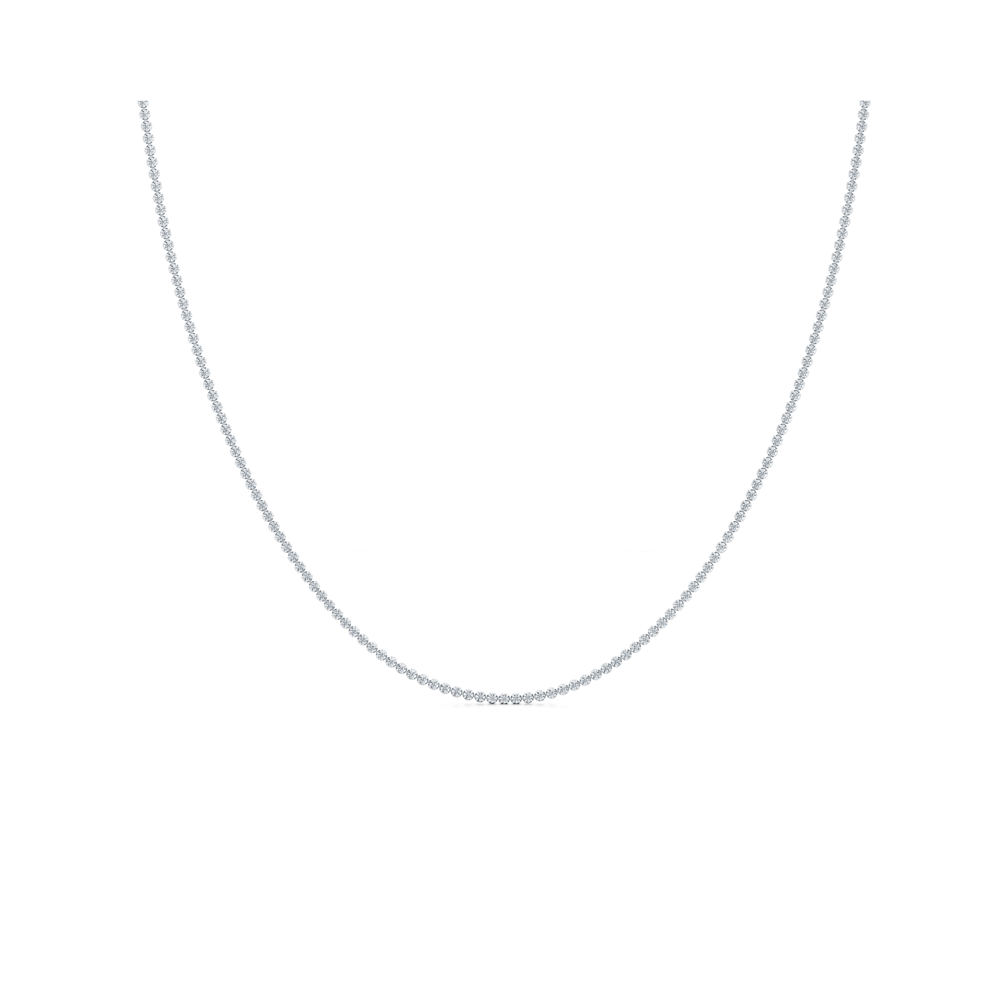 La Petite Lab Diamond Tennis Necklace | Saviera Jewels