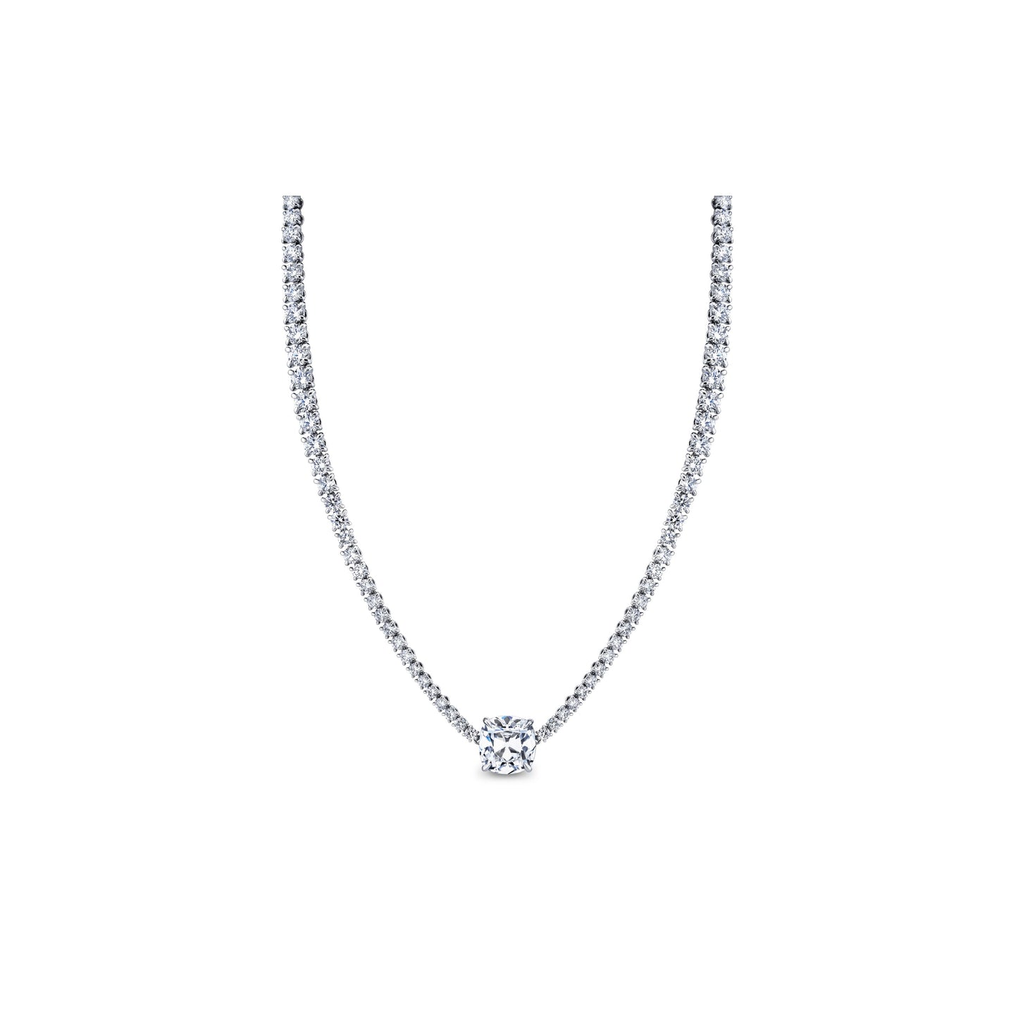 High Jewelry | Antique Cushion Cut Collar Necklace | Saviera Jewels