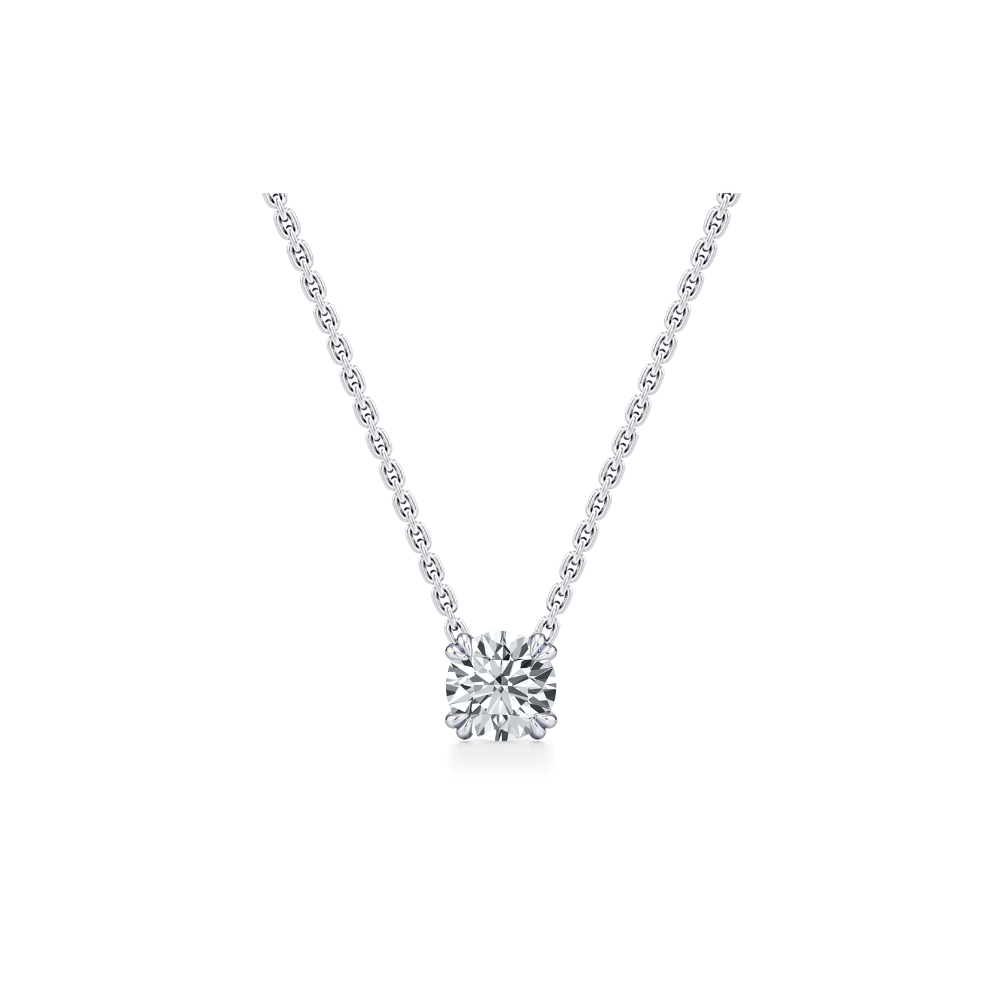 Elle Round Brilliant Pendant | Saviera Jewels