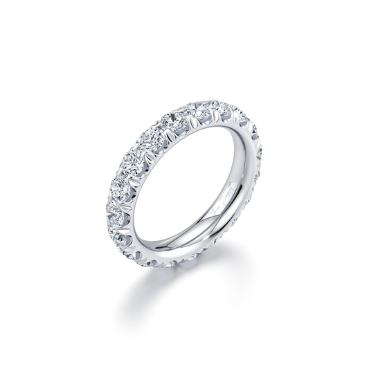 Audrey Large Lab Diamond Eternity Band | Saviera Jewels