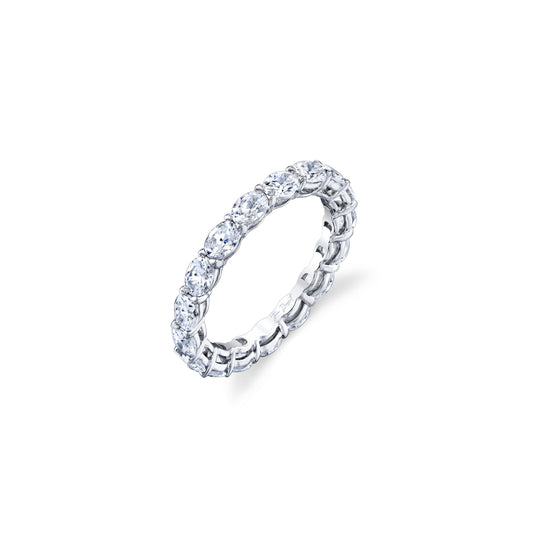 Olivia East-West Oval Lab Diamond Eternity Band | Saviera Jewels