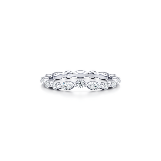 Vivienne Lab Diamond Wedding Band | Saviera Jewels