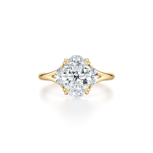 High Jewelry | Jane Oval Three Stone Engagement Ring | Saviera Jewels