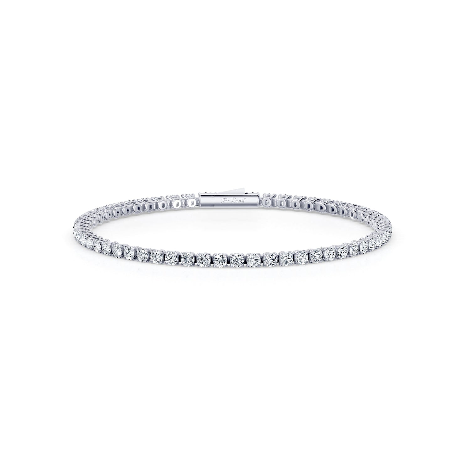 Olivia Round Brilliant Lab Diamond Tennis Bracelet | Saviera Jewels
