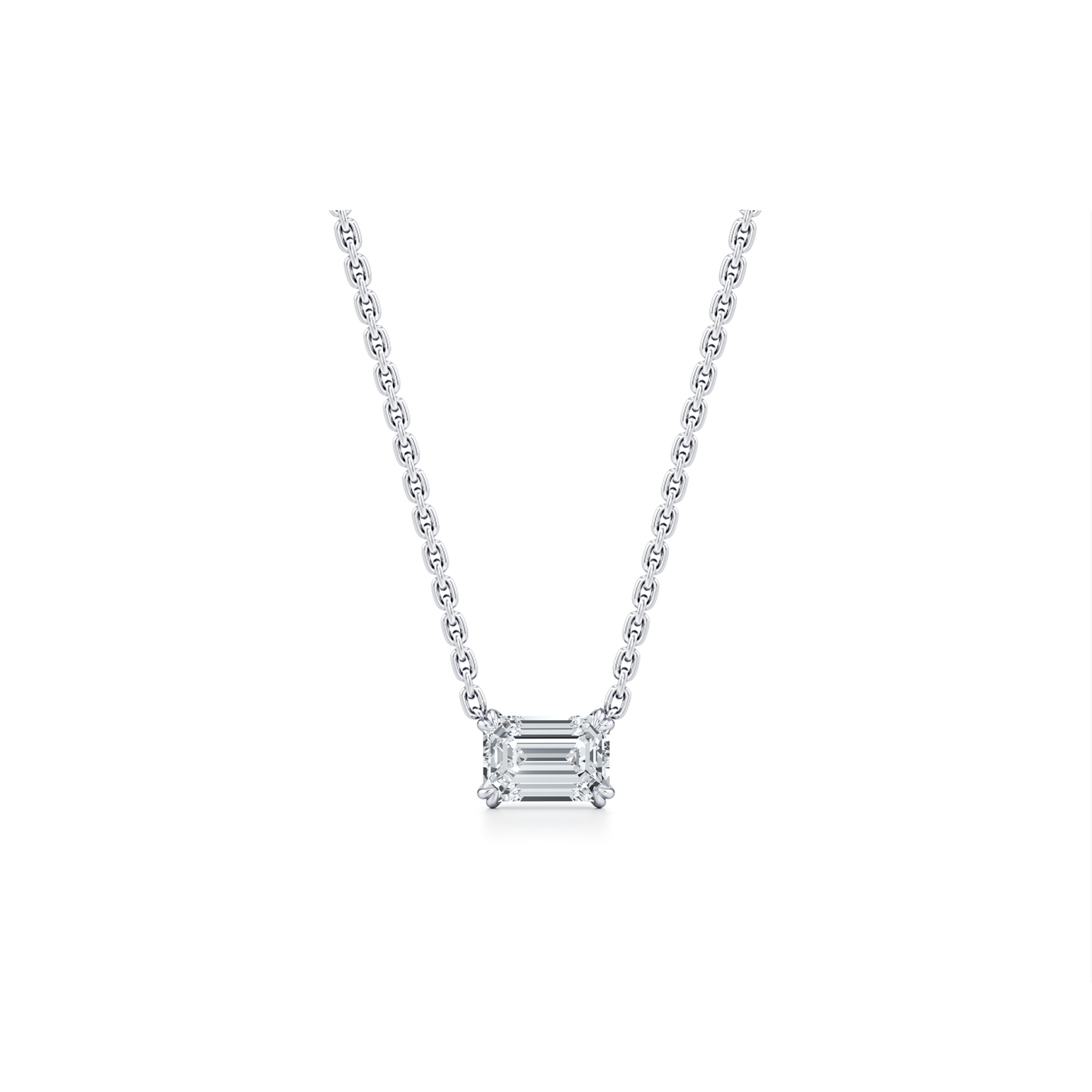Elle Lab Diamond Emerald Pendant | Saviera Jewels