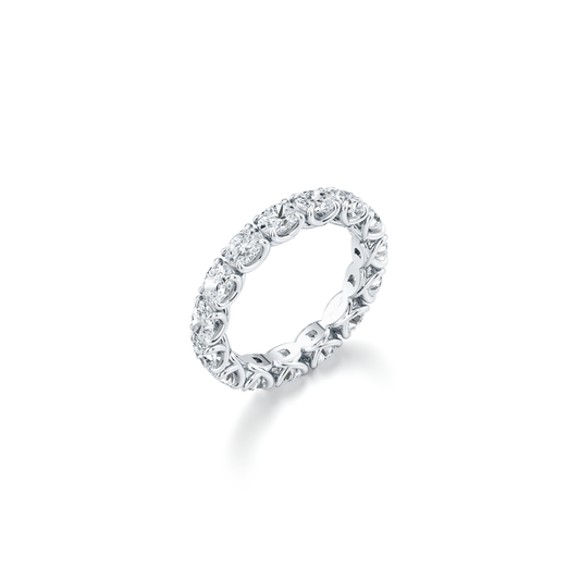 Elle East-West Oval Lab Diamond Eternity Band | Saviera Jewels