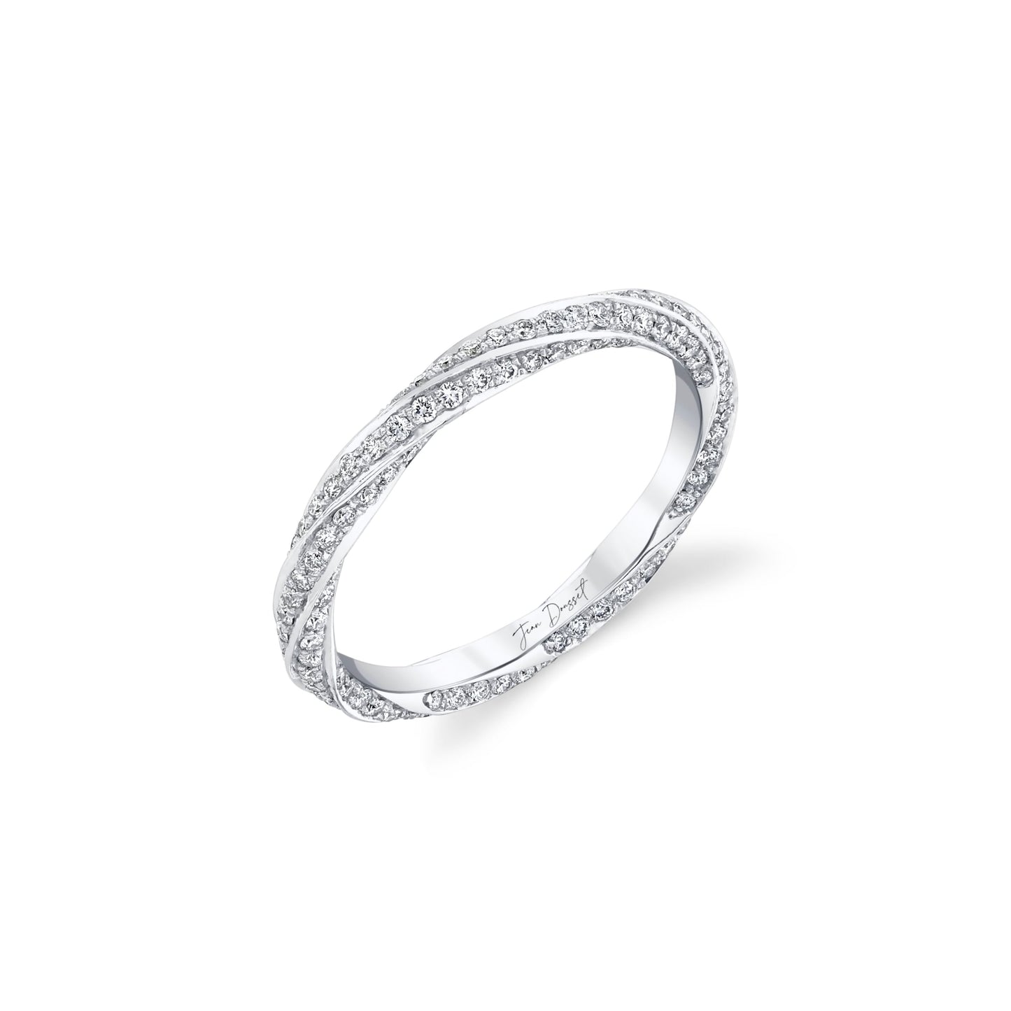 La Petite Twist Lab Diamond Eternity Band | Saviera Jewels
