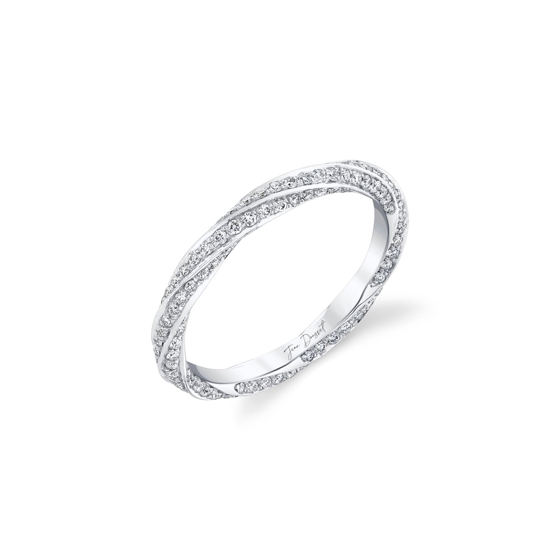 La Petite Twist Lab Diamond Eternity Band | Saviera Jewels