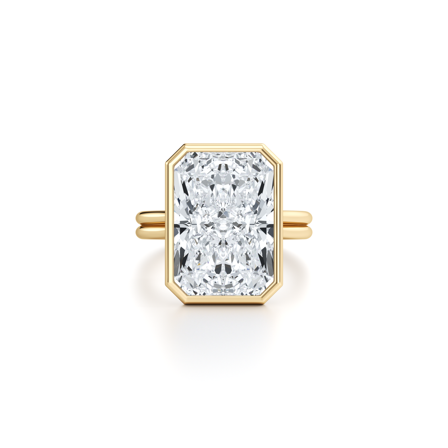 High Jewelry | Elle Radiant Solitaire Engagement Ring - view 7