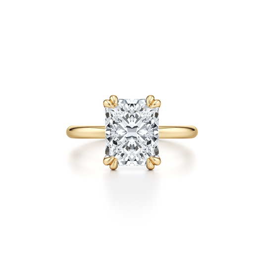 Kate Radiant Cut Solitaire Lab Diamond Engagement Ring | Saviera Jewels
