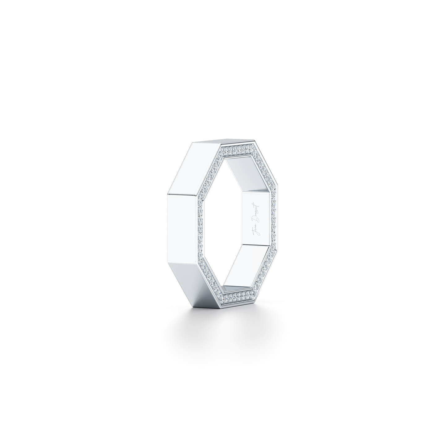Hayden Flat Octagon Band | Saviera Jewels