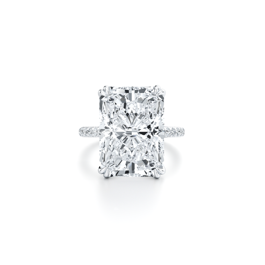 High Jewelry | Elle Radiant Solitaire Engagement Ring | Saviera Jewels