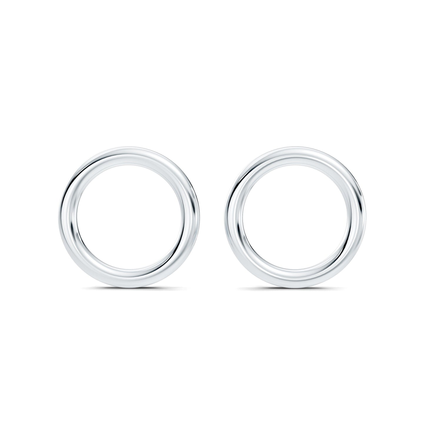 Audrey Front Hoop High Polish Earrings | Saviera Jewels