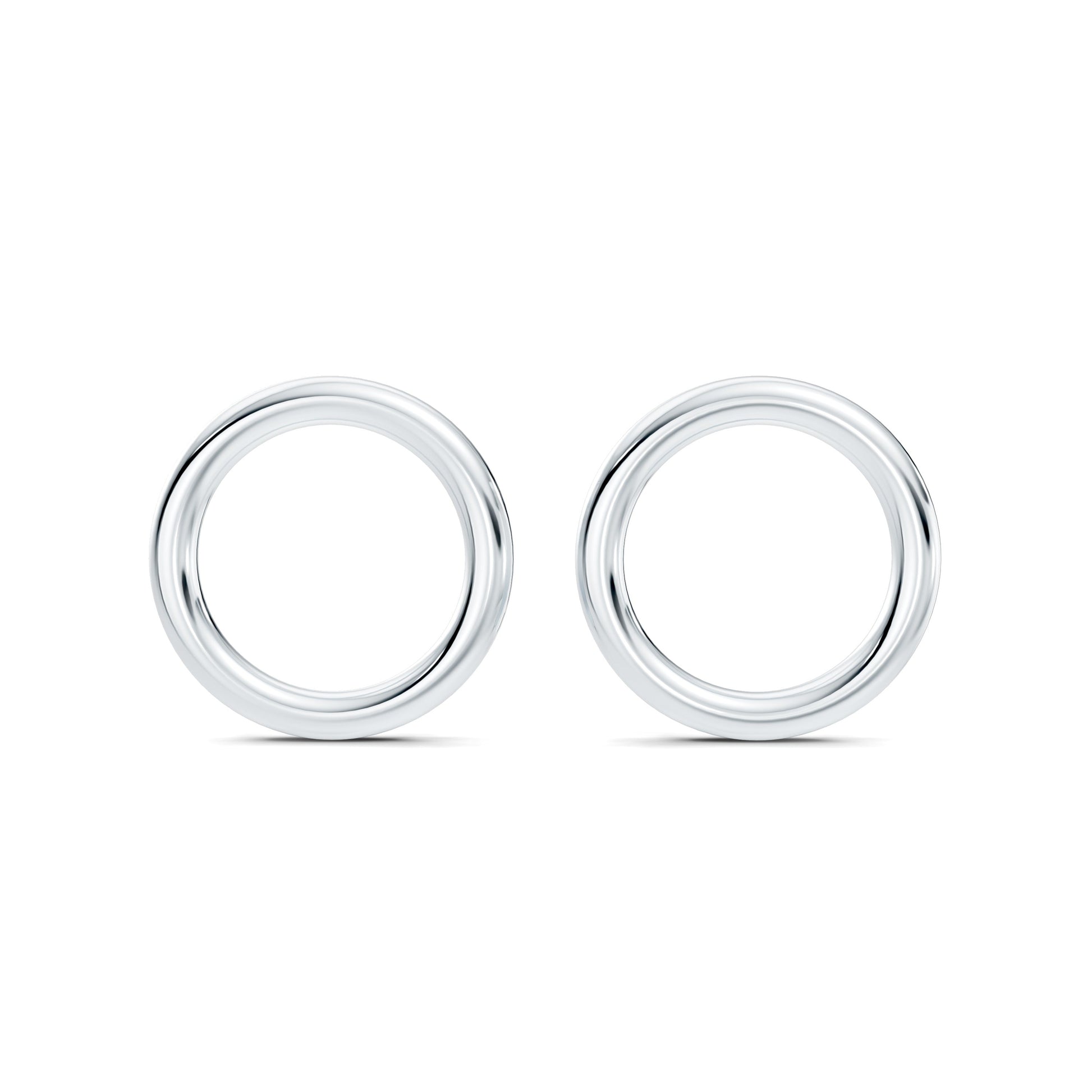 Audrey Front Hoop High Polish Earrings | Saviera Jewels