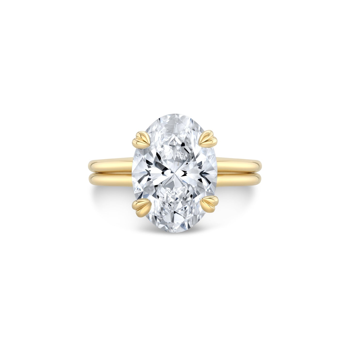 Elle Oval Solitaire Lab Diamond Engagement Ring | Saviera Jewels