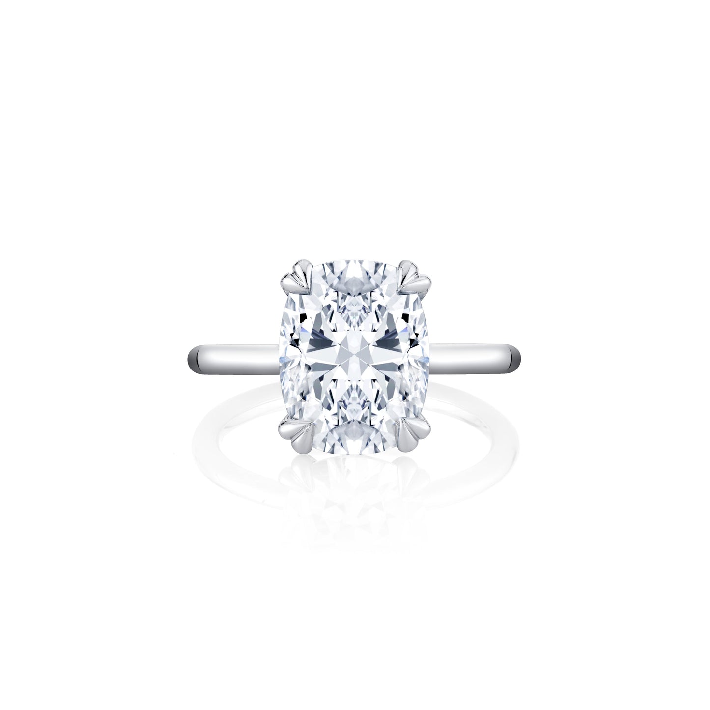 Kate Cushion Solitaire Lab Diamond Engagement Ring | Saviera Jewels