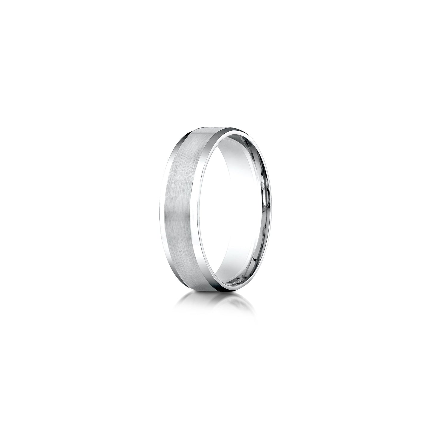 Modern Beveled Men's Wedding Band | Saviera Jewels