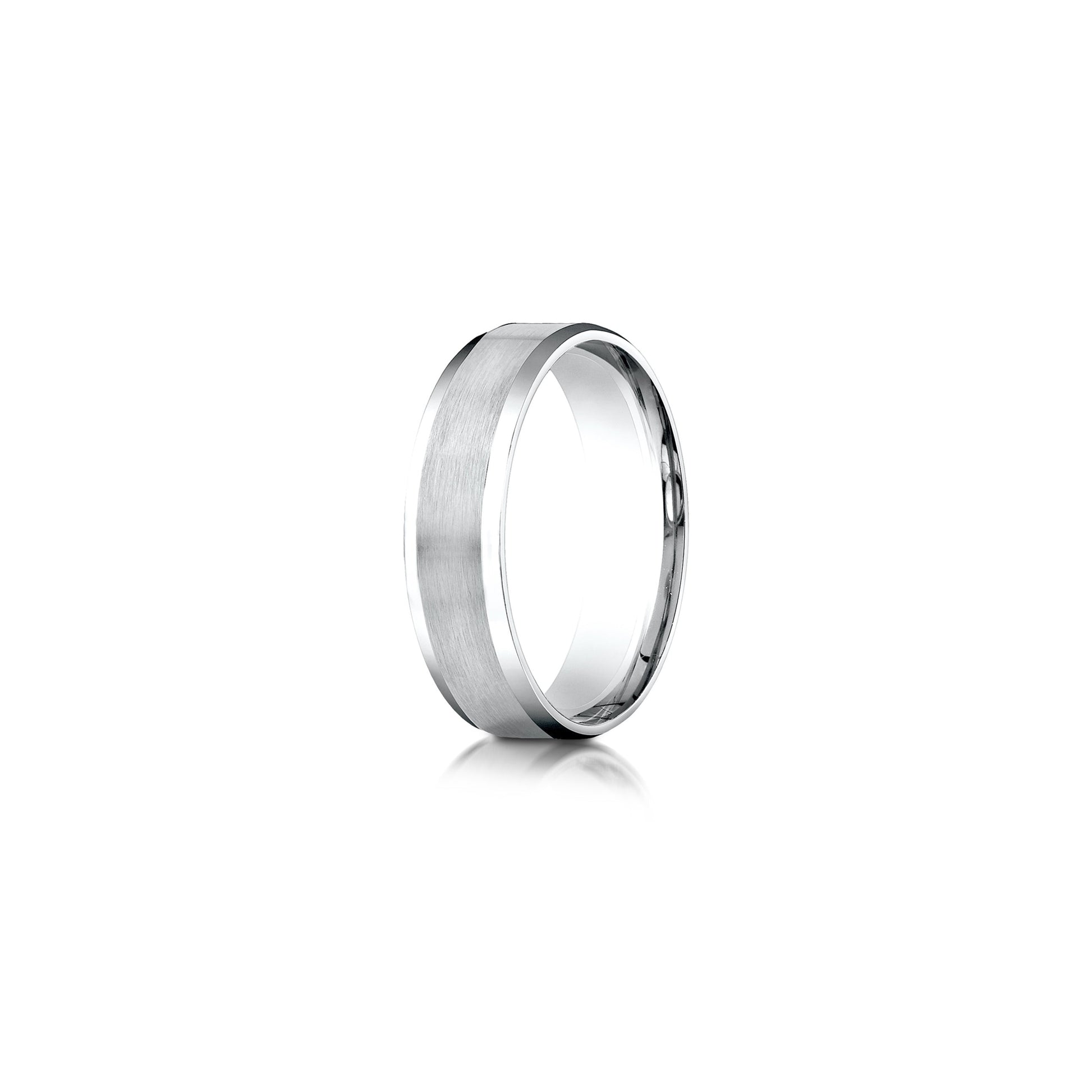 Modern Beveled Men's Wedding Band | Saviera Jewels