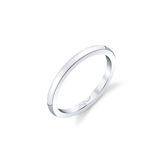 Chelsea High Polish Wedding Band | Saviera Jewels