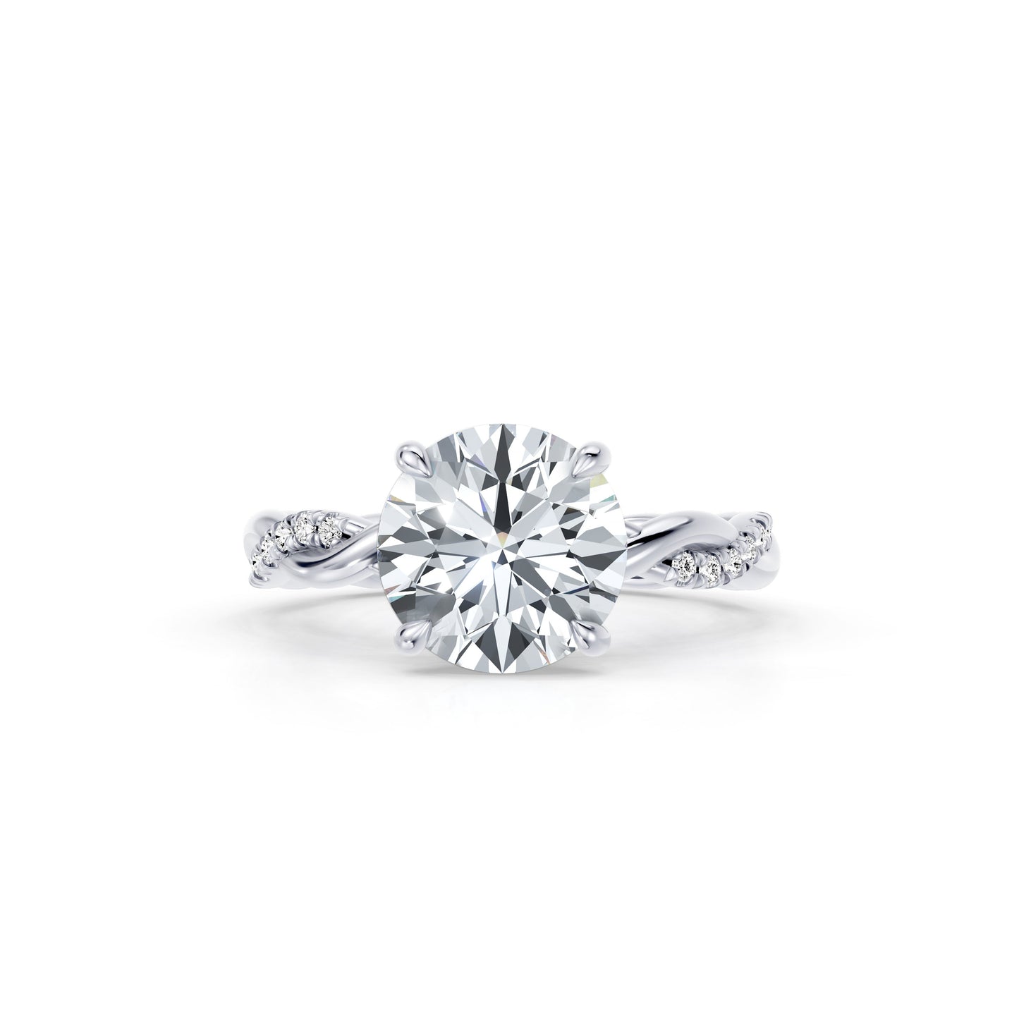 Ivy Heritage Antique Cushion Solitaire Lab Diamond Engagement Ring | Saviera Jewels