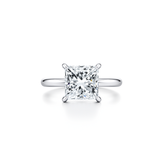 Audrey Cushion Solitaire Lab Diamond Engagement Ring | Saviera Jewels