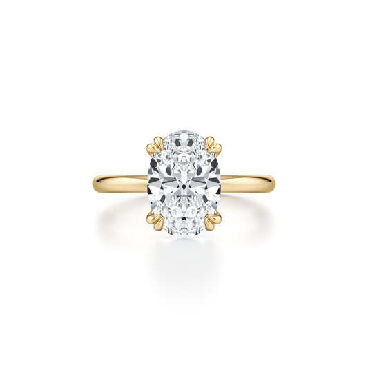 Kate Oval Cut Solitaire Lab Diamond Engagement Ring | Saviera Jewels